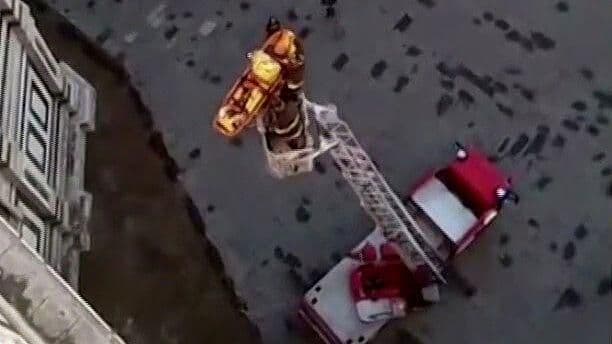 Así Rescataron a Turista en la Catedral de Florencia