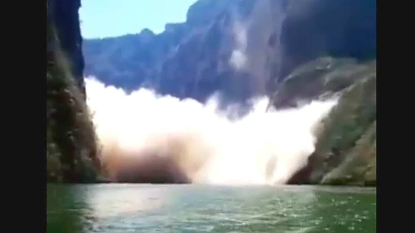 Se registra deslave en el Cañón del Sumidero
