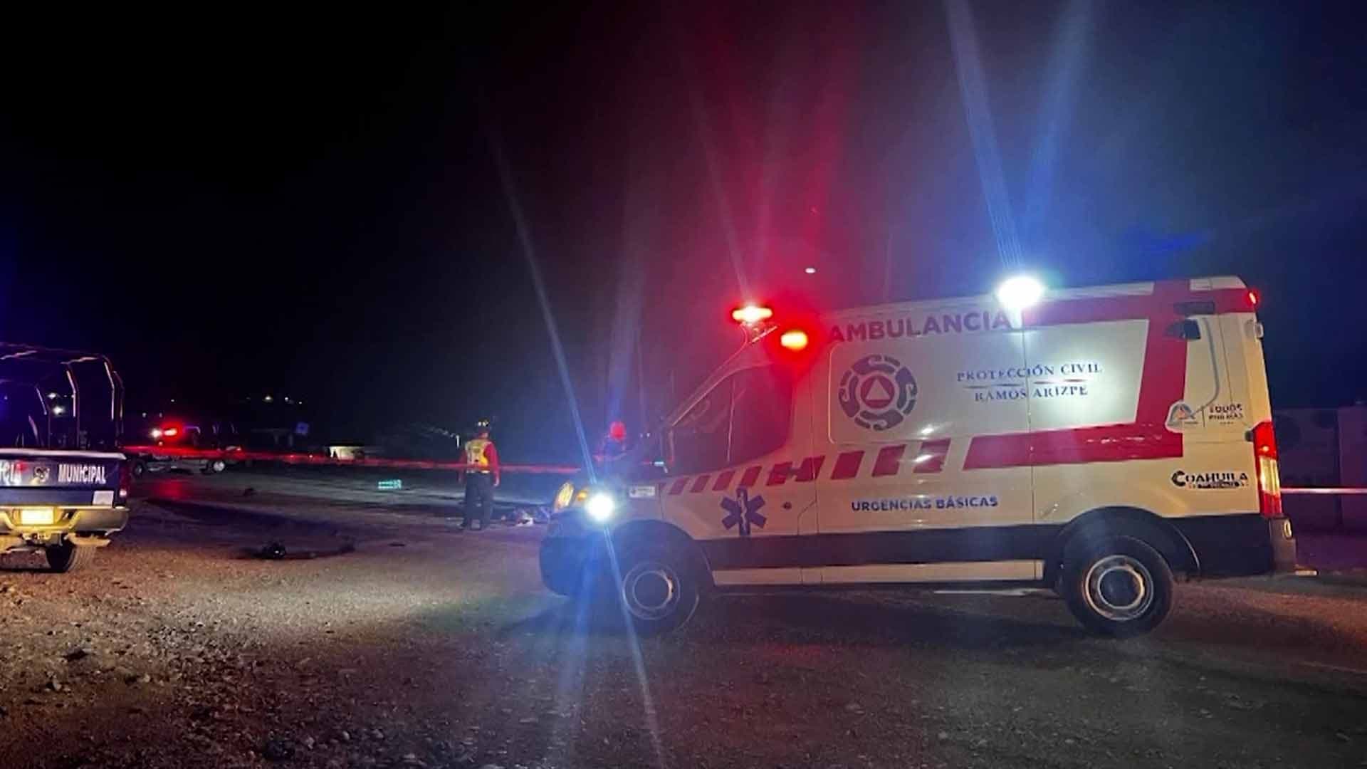 Mueren Dos Jóvenes en Accidente de Motocicleta en Carretera Antigua a Monclova