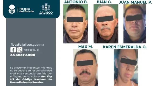 Detienen a presuntos participantes de la desaparición forzada de 2 personas en Poncitlán