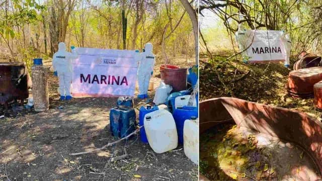 Desmantelan Laboratorio Clandestino en Taraises, Sinaloa