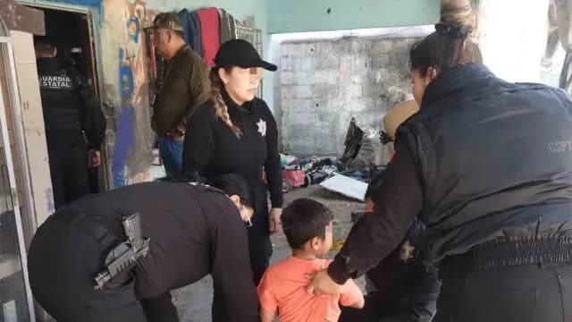 El menor fue puesto bajo resguardo en la casa hogar del sistema DIF Reynosa. Foto: SSP Tamaulipas