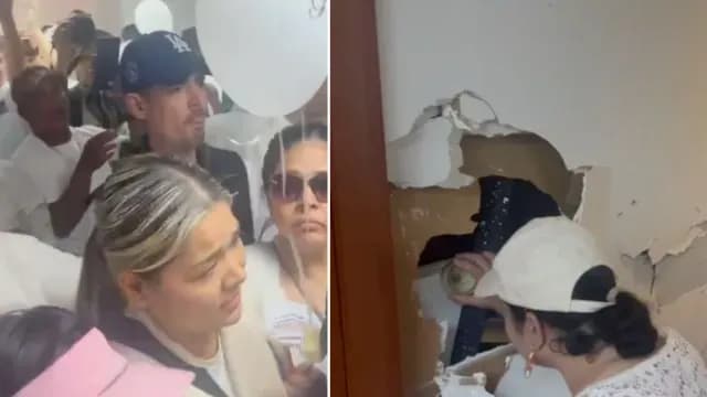 Ciudadanos Ingresan al Palacio de Gobierno en Sinalia. Foto: N+