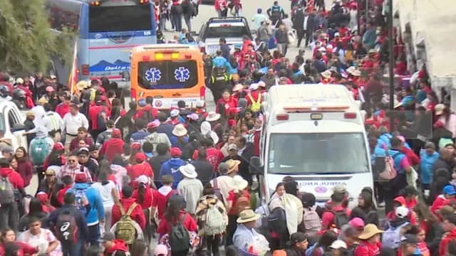 Las ambulancias tardaron en llegar a lugar donde la pequeña estaba.