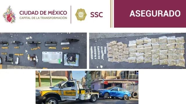 Asegurado a detenidos en Jardines del Pedregal