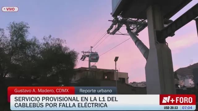 Cablebús CDMX queda suspendido en el aire