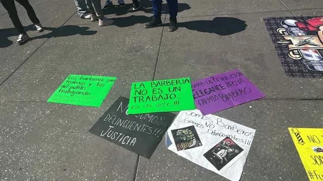 Protesta de berberos de Edomex
