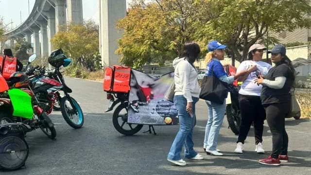bloqueo en Santa Fe, CDMX