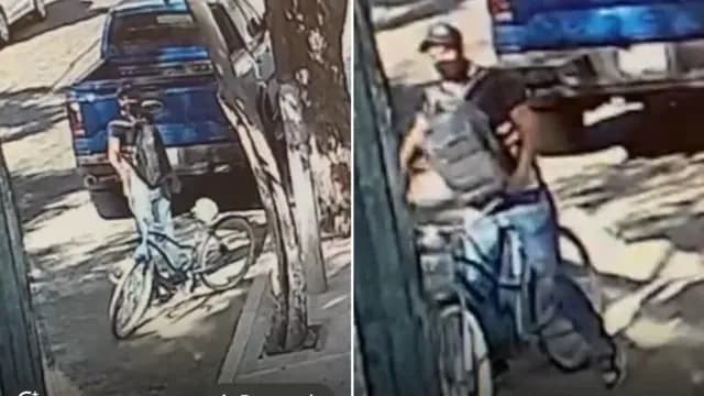 Sujeto captado por cámaras de videovigilancia