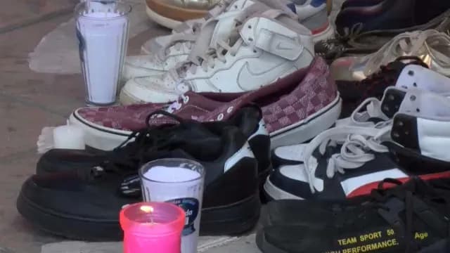 Madres Rastreadoras Colocan Zapatos de Desaparecidos en Catedral de Culiacán