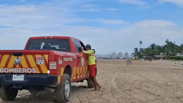 En las playas había bandera roja restringiendo el ingreso al mar. Foto: N+