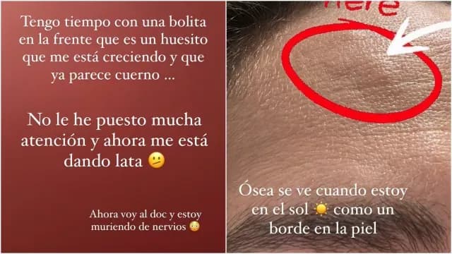 La conductora compartió su angustia en redes