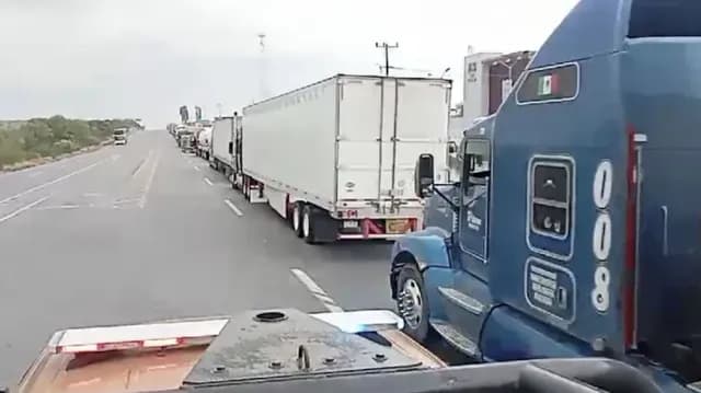 Reportan Tráfico Lento en Carretera Federal 101 en Tamaulipas