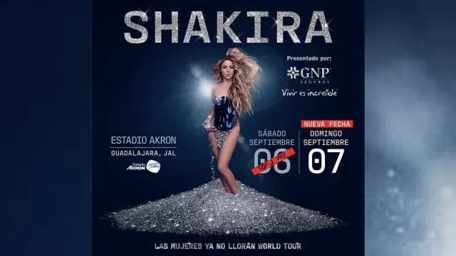 Shakira 7 de Septiembre. Foto: Shakira