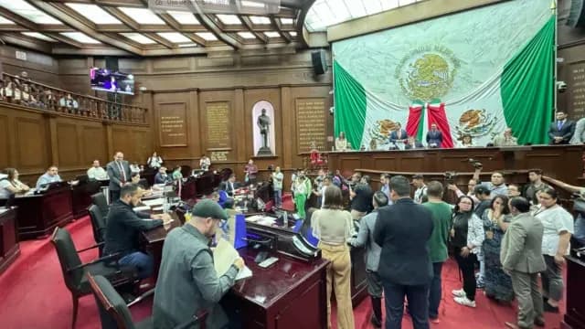 Sesión del Congreso de Michoacán sobre la corrida de toros en la entidad: Foto: Congreso de Michoacán
