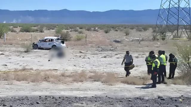 Muere-Mujer-al-Volcar-con-su-Familia-Carretera-Torreon-Saltillo