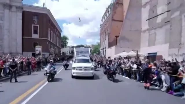 Cortejo fúnebre del papa Francisco. Foto: N+