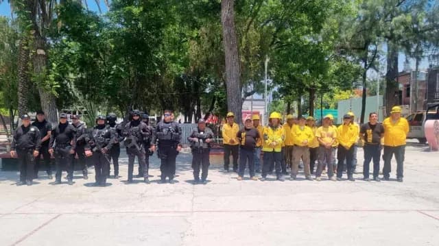Guardia Estatal se Suma a Acciones Contra Incendio Forestal en Biósfera El Cielo