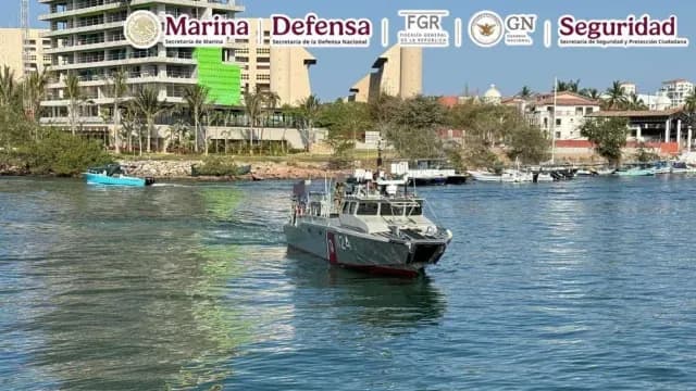 El operativo fue encabezado por la Secretaría de Marina. Foto: Gabinete de Seguridad