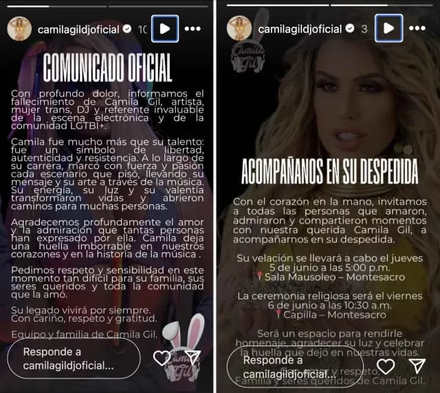 Invitan a velorio de la dj trans colombiana Camila Gil