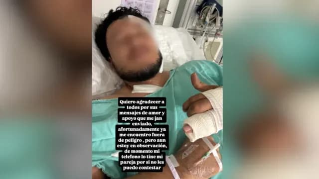 Fabián permanece internado tras ser atacado por un desconocido. Foto: Instagram @fabianhbr