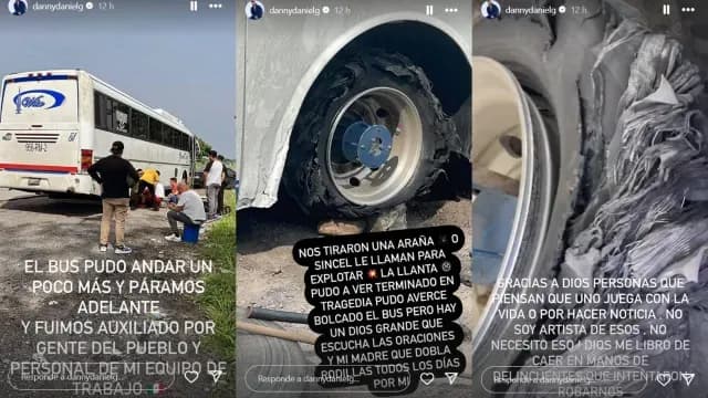 El cantante contó en sus redes sociales lo sucedido en la Córdoba-Veracruz. Foto: Instagram dannydanielg