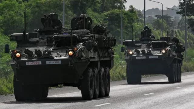 Soldados del Ejército Real Tailandés. Foto: AFP