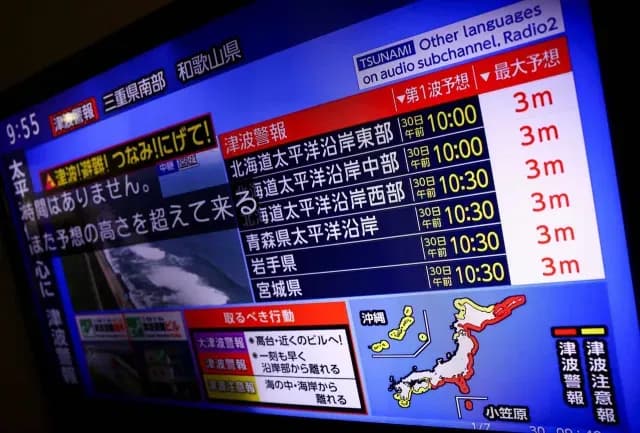 Emiten alerta de tsunami para Japón, Estados Unidos y México tras sismo en Rusia