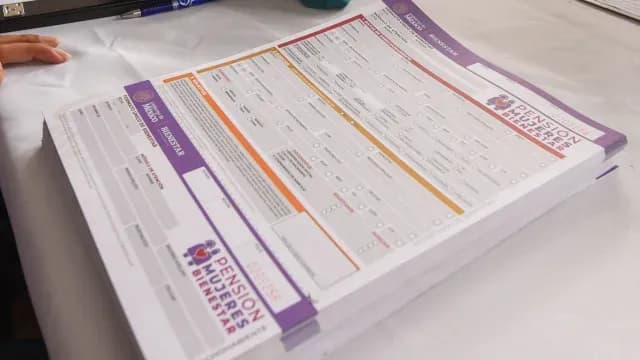El Formato FUB para imprimir en registro de Pensión Mujeres Bienestar 2025. Foto: Cuartoscuro