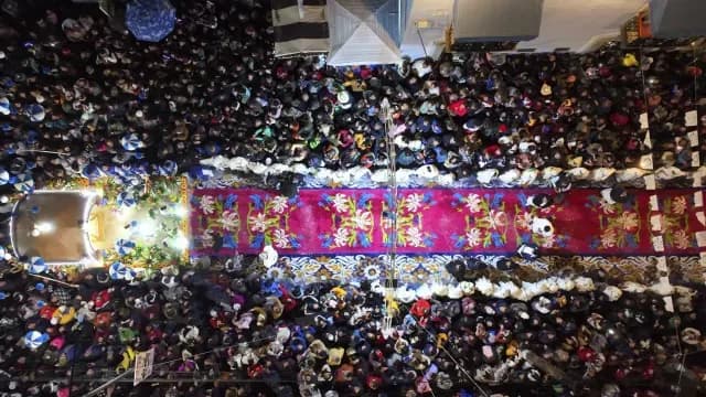 "La Noche que Nadie Duerme" en Huamantla, Tlaxcala. Foto: Secretaría de Cultura Tlaxcala