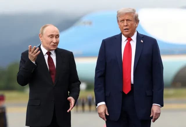 Vladimir Putin y Donald Trump en Alaska. Foto: Reuters