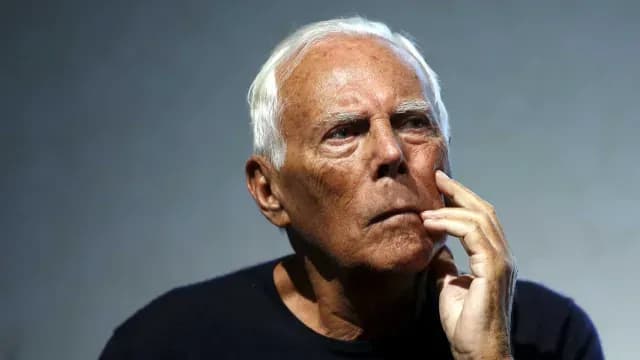 Murió Giorgio Armani, revolucionador de la moda