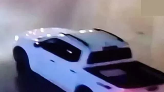 Comando armado huyó en una camioneta blanca tras ataque en Tepeaca. Foto: X @ciudadano_pue