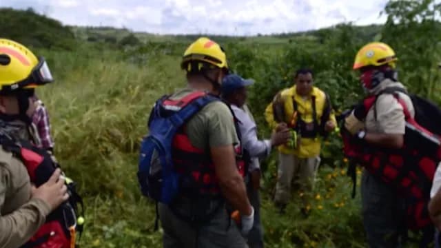 El trabajador fue arrastrado por la corriente. Foto: Protección Civil