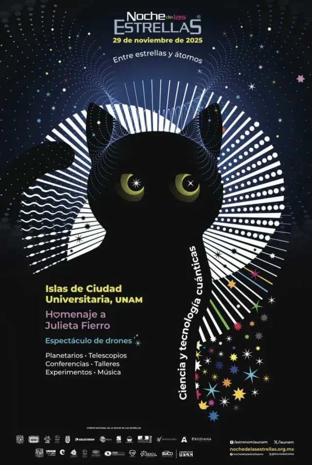 UNAM hará homenaje a Julieta Fierro en la Noche de las Estrellas