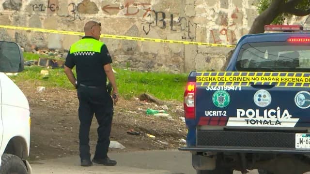 Abandonan cuerpo en lote baldío de Tonalá. Foto: N+