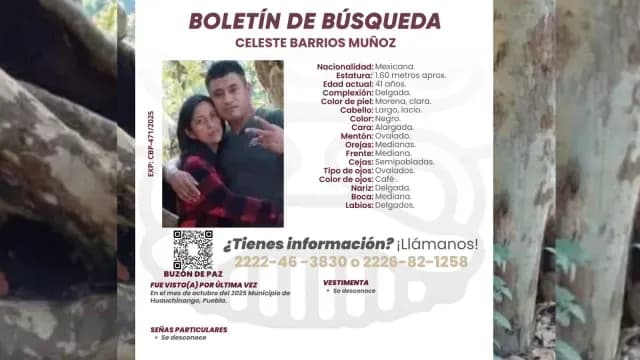 Celeste y Lázaro son buscados en Puebla. Foto: Comisión de Búsqueda