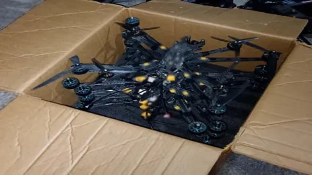 Decomiso de Drones, Armas y Cartuchos en Reynosa, Tamaulipas