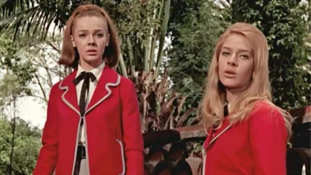 Alicia Bonet, situada en la izquierda, fue una reconocida actriz del cine mexicano.