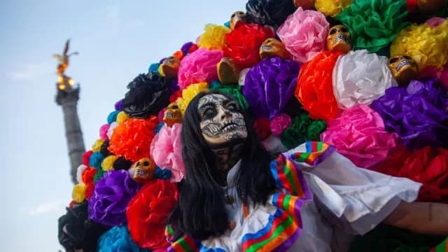 Mega Procesión de Catrinas 2025. Foto: Cuartoscuro