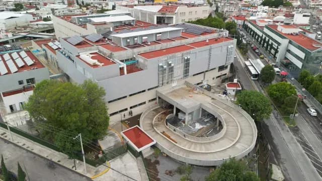 Así luce el nuevo Hospital de San Alejandro en Puebla. Foto: IMSS Puebla