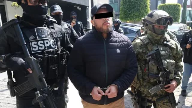 Detención de Ignacio ‘N’, alias ‘Pelayo’. Foto: Gabinete de Seguridad