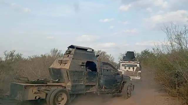 Decomisan en Reynosa Una Unidad Tipo Monstruo
