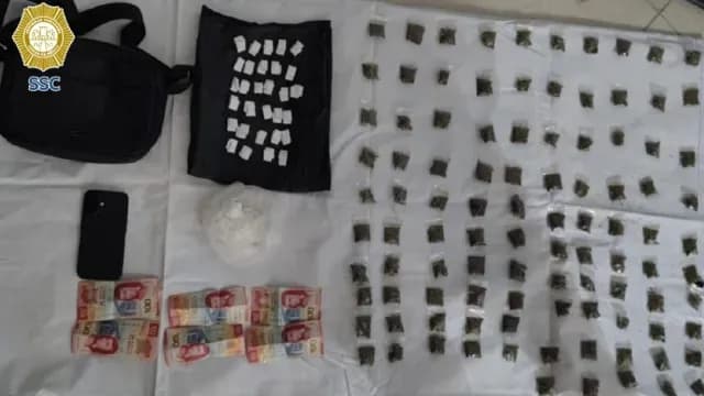 Droga asegurada CDMX