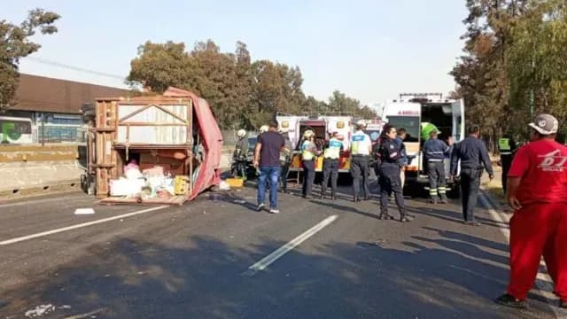 Accidente en Edomex. Foto: N+