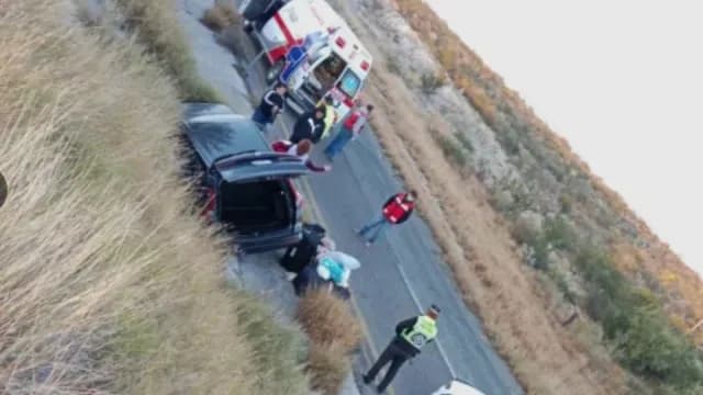Accidente Vial en Carretera Monclova-Piedras Negras. Foto: Guardia Nacional