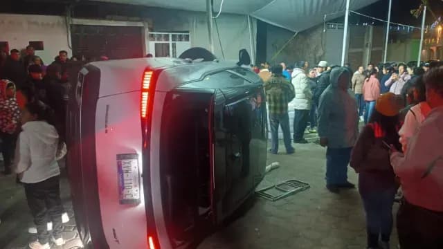 Atropellan a Varias Personas en Una Posada en Tlaxcala.
