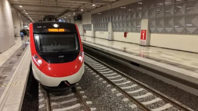 Tren Suburbano Lechería-AIFA. Foto: Gobierno de México