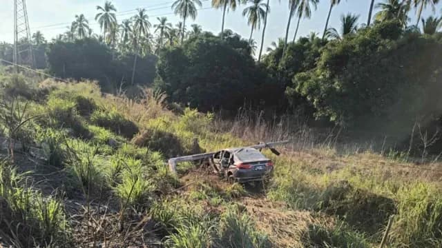 Accidente en Guerrero. Foto: Guardia Nacional