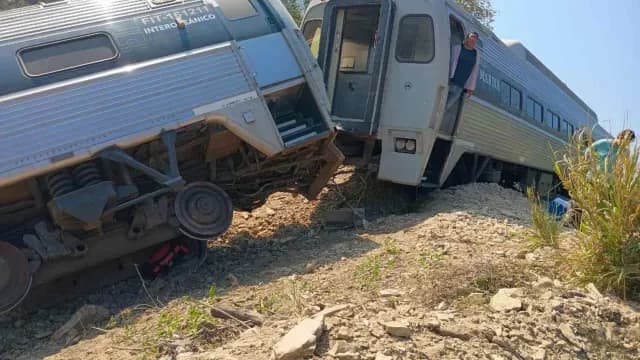 Descarrila Tren Interoceánico. Foto: Cuartoscuro
